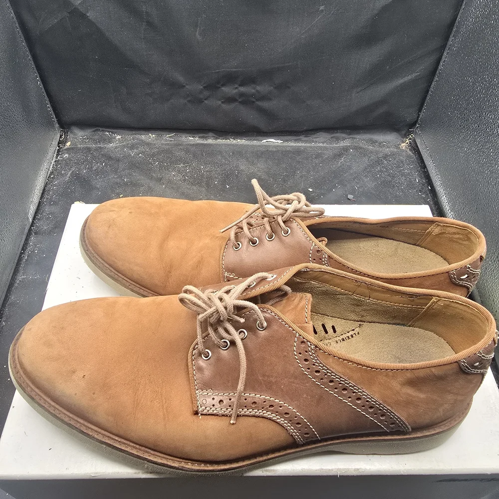 Bostonian Tan and‎ Brown Leather Oxfords